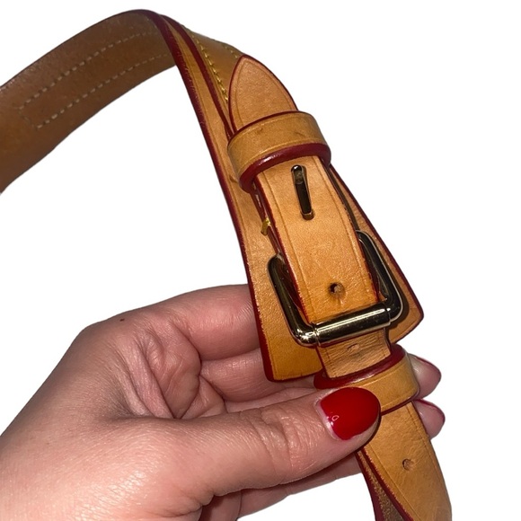 Vintage Dooney & Bourke Tan/Rainbow Hobo Shoulder Bag - Picture 7 of 17